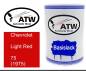 Preview: Chevrolet, Light Red, 75 (1975): 500ml Lackdose, von ATW Autoteile West.